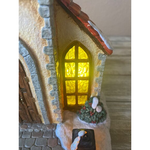 Hummel Goebel Caroling Chapel 2008 Lighted Musical Church - No Box - Picture 9 of 15